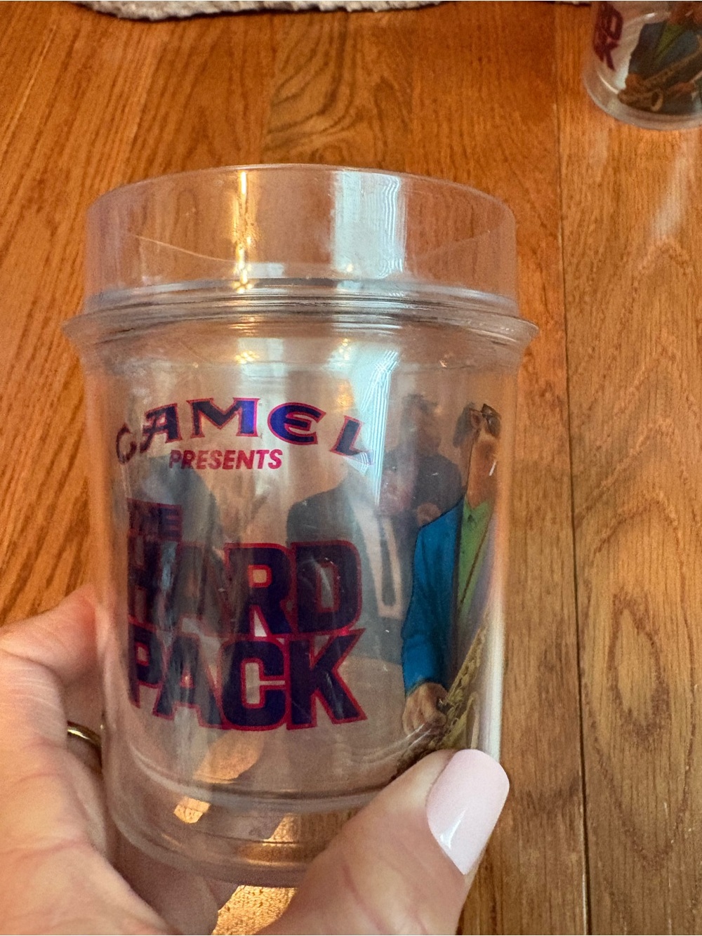 Vintage Joe Camel 1990’s The Hard Pack Promotional Plastic tumblers set of 4